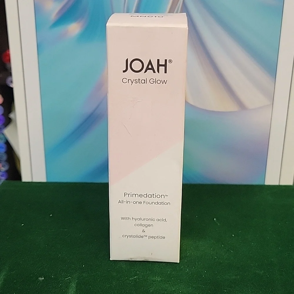 Joah Crystal Glow Peptide Infused Foundation New Sealed 30ml Tube MN010